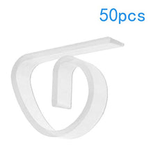 #N/A ABS di Plastica di Copertura Tovaglia Clip-50pcs di Plastica Trasparente del Pannello Esterno Tavolo Morsetti Holder-Casa BBQ Picnic Festa di Nozze Forniture