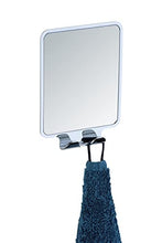 WENKO Vacuum-Loc® specchio da parete Quadro, ABS, 14 x 19.5 x 8 cm, Lucido