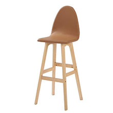 LF- Bar Stool Bar Stool Moda Creativa Bar Chair Casa Schienale Alto Seggiovia Bar Stool Rotante ad Alta Sgabello Sgabello Colazione Ristorante Ascensore Sgabello semplicità (Color : Brown-b)