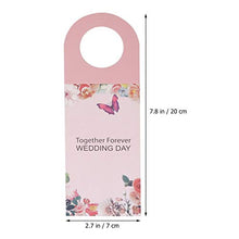 UPKOCH 20Pcs Etichette Regalo in Carta Kraft Riutilizzabile Vino Appeso Carta Matrimonio Vino Appesi Segni (Rosa)