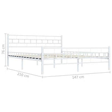 SKM Giroletto Bianco in Metallo 140x200 cm (21.46kg)