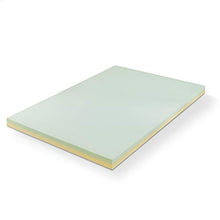 Zinus Topper - Materasso in schiuma con tè verde, 7,6 cm, Topper viscoelastico con sollievo dalla pressione, schiuma certificata CertiPUR-US, rivestimento in scatola, 150 x 190 cm