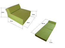 Natalia Spzoo® Materasso futon pieghevole lunghezza 160 cm in diversi colori (Grigio)