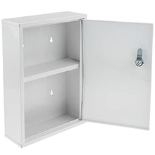 PrimeMatik - Armadietto di Pronto Soccorso in Metallo. Cassetta Medica a Muro 216 x 80 x 321 mm