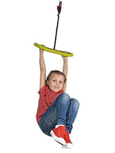 Big Activity Swing - Dondolo multifunzione 3 in 1 con corda regolabile e sospensioni di sicurezza, con manici larghi, altalena per bambini dai 5 anni in su.