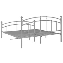 vidaXL Giroletto Grigio in Metallo 140x200 cm