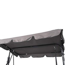 Unbekannt Sparmeile Hollywood - Dondolo a 3 posti, ca. 170 x 110 x 152 cm, Colore: Grigio