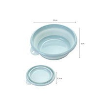 8HAOWENJU Lavabo Pieghevole, Lavabo in plastica per Uso Domestico, Lavabo Portatile da Viaggio Esterno, Vasca Lavanderia, Pediluvio, Rosa, Beige, Blu, Viola, Tromba, Media, Grande Ultimo Stile