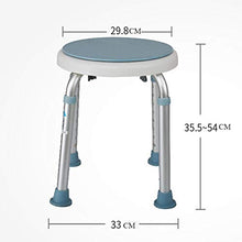 Sgabello da doccia Sedia da doccia Sgabello da doccia girevole a 360 ° Sgabello da doccia Altezza 8 Sedia da doccia regolabile per sedia da casa, sedia da scrivania, sedia da pranzo, sedia da doccia