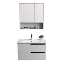 Set di Mobiletti Specchio e Lavabo Combinazione di lavabo in Ceramica del Lavaggio della Parete del Cabinet della Parete dell'Armadio della Parete del gabinetto della Parete del Mobile a Muro