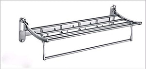 MBYW Portasciugamani Moderno Minimalista Portasciugamani Elegante per Il Bagno di Moda Portasciugamani in Acciaio Inox, portasciugamani Pieghevole, mensola Bagno, portasciugamani