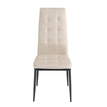 Brigros - Sedie di Tessuto Milano - Set da 4 Sedie Design per Sala da Pranzo, Sedie da Cucina, Ufficio, Sala d'Attesa, Camera da Letto (Beige)