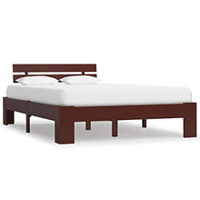 SKM Giroletto Marrone Scuro in Legno Massello di Pino 120x200 cm (24.28kg)