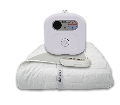 Chili Technology chiliPAD Me – Coprimaterasso Termico Singolo 200 cm x 75 cm, Raffredda e Riscalda - Controllo Preciso della Temperatura, Regolazione del Sonno, Programmabile e con Telecomando