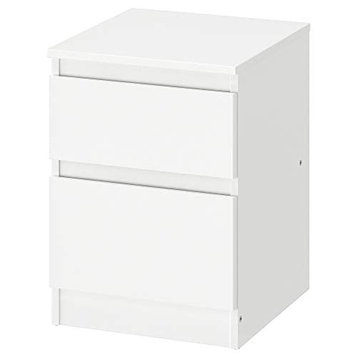 KULLEN cassettiera 2 cassetti 2 cassetti bianco