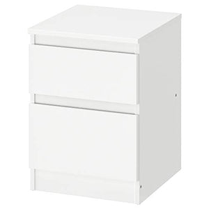 KULLEN cassettiera 2 cassetti 2 cassetti bianco