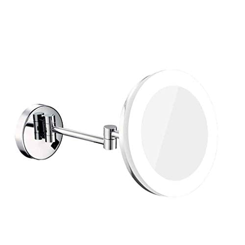 JKCKHA Specchio da tavolo specchio senza cornice LED con luce specchio pieghevole telescopica specchio appeso Specchio bagno ingranditore for montaggio a parete Xuan - una visita vale la pena Decorazi