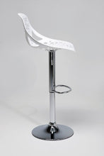 Kare Seggiola da Bar con Schienale Ornato, Multicolore, 85 x 44.5 x 50 cm
