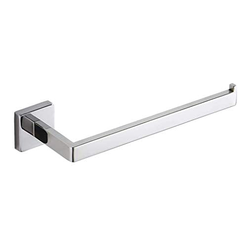 Portasciugamani in acciaio inox 304 con base addensata Porta accappatoio per bagno Portasciugamani Anello portasciugamani Porta asciugamani Accessori da bagno Porta asciugamani (Dimensioni: 26 cm)