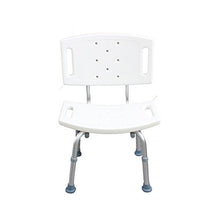 JXXDDQ sgabello da bagno, Sgabello da Bagno Sedia da banco con Antiscivolo da Bagno for Anziani, Anziani, gravidi, disabili e disabili Bianco
