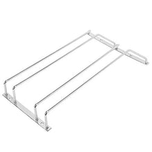 Scaffale pensile per portabottiglie in acciaio inossidabile da 35 cm a doppia fila per bar Mobili da cucina per la casa