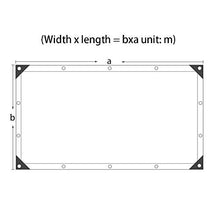MNBV Ombra Net Isolamento Protezione Solare Crittografia antiUv Addensare Piante grasse Tenda per Balcone Auto Giardino Piscina Telo di Raffreddamento (Colore: Nero, Dimensioni: 2x6m)