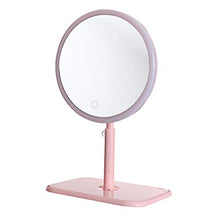 Specchio per Il Trucco Specchio per Trucco USB Flessibile Portatile Base di Archiviazione Dimmerabile con Tocco Leggero A LED Specchio per Il Trucco da Viaggio Portatile