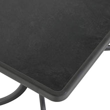 Tavolo Pieghevole Tavolo da Giardino Tavolo da Campeggio Controllo di Livello Grigio Antracite 110 x 70 x 70 cm