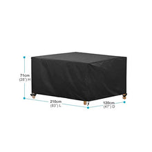 litulituhallo Mobili Da Giardino Coperture Impermeabile Tavolo Esterna Set Per La Tavola Da Pranzo Tessuto 210X120X71Cm