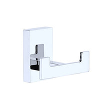 Beelee BA9203 - Gancio Portasciugamani, in ottone, Cappotto Gancio doppio gancio per bagno cucina, Montaggio a parete, Cromo Lucido