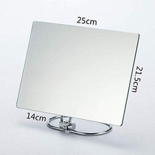 LULUTING Specchio Trucco Desktop Specchio da Toilette, Specchio Quadrato, Advanced Specchio, Specchio Pieghevole Principessa Specchio da Toilette, Montaggio a Parete a Specchio.