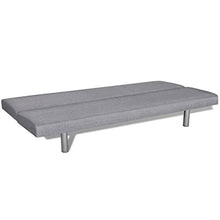 Festnight Sofa Bed Divano Letto Moderno in Tessuto Grigio da Soggiorno da Salotto