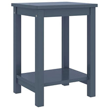 vidaXL Comodini 2 pz Grigio Chiaro 35x30x47 cm in Pino Massello