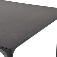 Tavolo da Giardino con Piano in Ceramica - Nero/Antracite - Tavolo da Pranzo Venu / 74x200x90cm (HxWxD)