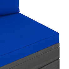 FAMIROSA Set Divani da Giardino su Pallet 8 pz con Cuscini Massello Pino-2029