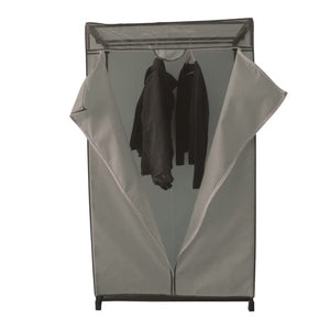 MSV 261 - Armadietto, Dimensioni: 90 x 50 x 160 cm, Colore: Nero/Blu Cielo