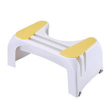 Niduo Bear Home Toilet Poggiapiedi, Bagno Step Up Sgabello Plastica Step Step Sgabello Antiscivolo Fornisce Sollievo dalla Stitichezza E dal Gonfiore,Giallo
