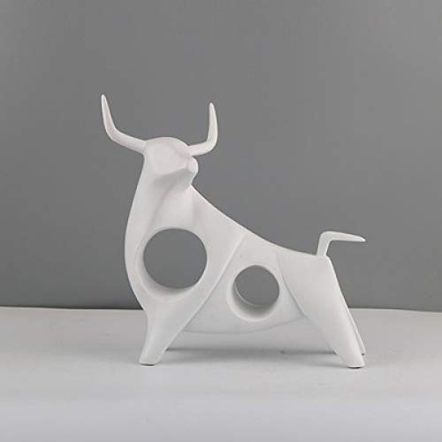 WWZYX Moderno e Minimalista Ufficio Artigianato Nordico Soggiorno Mobile TV Armadietto del Vino Decorazione Bestiame Ornamenti creativi Bianco