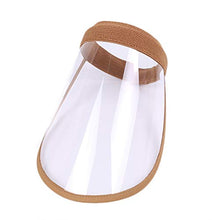 Amosfun Trasparente Protezione per Lo Schermo Facciale Isolante Protezione per Il Viso Protezione Cappello di Protezione Anti Goccioline Antiolio per Cucinare Protezione Personale (Kaki)