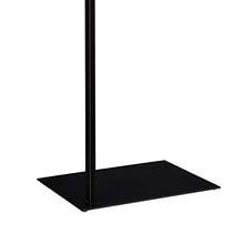Relaxdays 10021740 Portasciugamani da Terra Cromato, Design raffinato, Due Bracci, HxLxP: 88 x 42 x 24 cm, Nero
