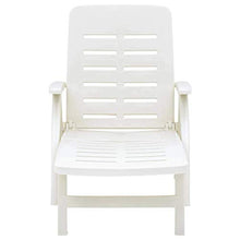 vidaXL Lettino Prendisole Pieghevole Regolabile con Braccioli Leggero Robusto Giardino Spiaggia Sedia a Sdraio Chaise Longue in Plastica Verde