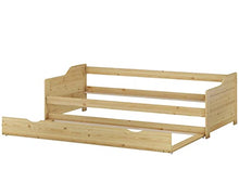 Erst-Holz Letto-Divano Letto 90x200 in Pino con cassettone Letto e doghe rigide 60.34-09