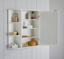 House & Homestyle Armadio di stoccaggio, Legno, Bianco, H 63cm x W 66cm x D 16.5cm