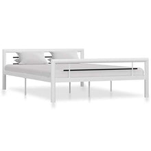 SKM Giroletto Bianco e nero in Metallo 140x200 cm