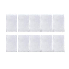 fgyhty 10pcs Forma Piena di Colore Banner Partito Esterno Poliestere White Flag Giardino Patio Flag 30x45cm