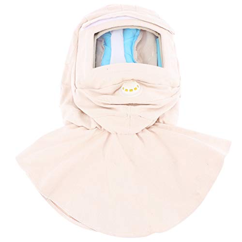 Milisten Cappuccio Sabbiatura Cappuccio Scialle Cappuccio Sabbiatore Visiera Anti Polvere Cappuccio Protettivo Personale