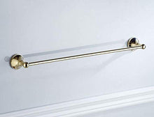 ZLININ Y-longhair Mensola Bagno Europeo In Ottone Retrò Oro Portasciugamani Singolo Pole Hardware Accessori Da Bagno