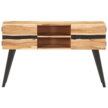 vidaXL Legno Massello di Acacia Credenza Madia Mobile Basso Armadio Armadietto Mobili Arredo Arredamento Cassapanca Portaoggetti 120x30x75 cm