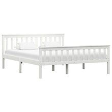 FAMIROSA Giroletto con 4 Cassetti Bianco in Massello di Pino 160x200 cm-0430