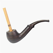 Tubo, morso per canna fumaria gestire tutto il tubo in ebano in legno massello, tubo entry-level filtro 9mm, inviare un set completo di accessori A1,12 CM